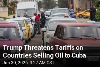 Trump Threatens Tariffs on Countries Selling Oil to Cuba