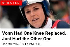 Lindsey Vonn Injures Knee in Crash Week Ahead of Olympics