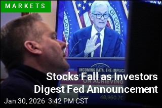 Stocks Fall as Investors Digest Fed Announcement