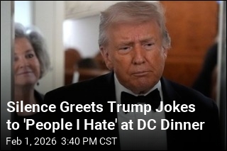 Silence Greets Trump Jokes to 'People I Hate' at DC Dinner