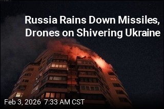 Russia Rains Down Missiles, Drones on Shivering Ukraine
