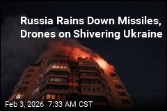 Russia Rains Down Missiles, Drones on Shivering Ukraine