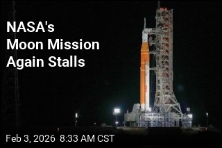 Fuel Leaks Delay Moon Mission by a Month