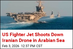 American Fighter Jet Downs Iranian Drone Near US Vessel