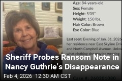Sheriff Probes Ransom Note in Nancy Guthrie's Disappearance