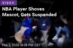 Lakers Player Suspended for Shoving Wizards' Mascot