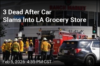 3 Dead After Car Slams Into LA Grocery Store