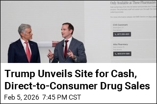 Trump Unveils Site for Cash, Direct-to-Consumer Drug Sales