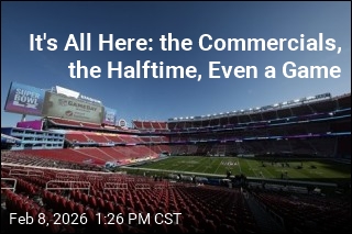 It's All Here: the Commercials, the Halftime, Even a Game