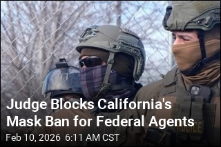 California Judge Blocks Mask Ban for Federal Officers