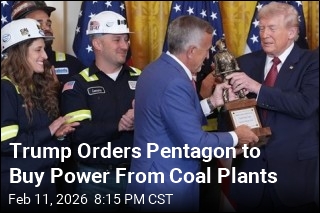 Trump Orders Pentagon to Buy Power From Coal Plants
