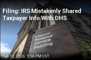 Filing: IRS Mistakenly Shared Taxpayer Info With DHS