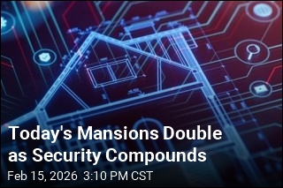 Today's Mansions Double as Security Compounds