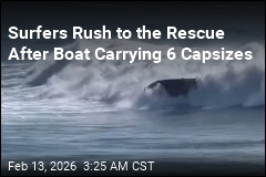 Surfers Rescue 6 After Boat Capsizes Off Santa Cruz