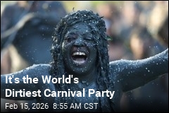 Forget Glitter, Brazil's Dirtiest Carnival Party Is All About Mud