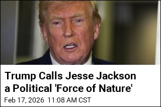 Trump Calls Jesse Jackson a Political 'Force of Nature'