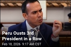 Peru Ousts 3rd President in a Row