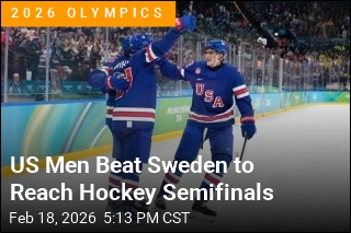 US Men Beat Sweden to Reach Hockey Semifinals
