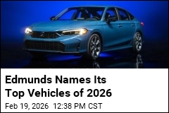 Edmunds Names Its Top Vehicles for 2026