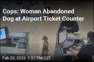 Cops: Woman Abandoned Dog at Airport Ticket Counter