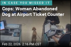 Cops: Woman Abandoned Dog at Airport Ticket Counter
