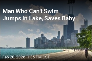 Man Who Can't Swim Jumps in Lake, Saves Baby