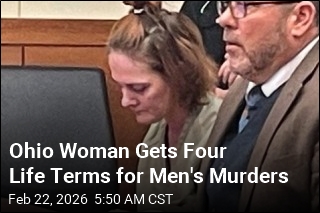 Ohio Woman Gets Four Life Terms for Men's Murders