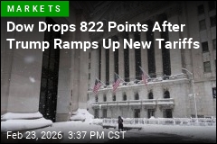 Dow Drops 822 Points After Trump Ramps Up New Tariffs