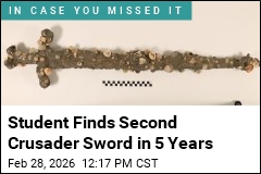 Student Finds Second Crusader Sword in 5 Years