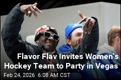 Flavor Flav Invites Women's Hockey Team to Party in Vegas