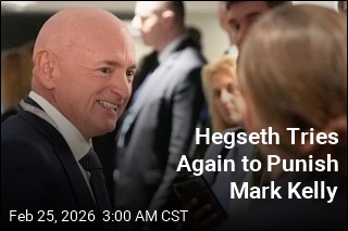Hegseth Trying Again to Punish Mark Kelly