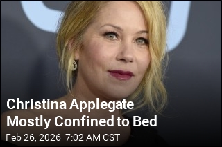 Christina Applegate Mostly Confined to Bed