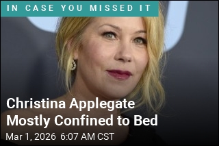 Christina Applegate Mostly Confined to Bed