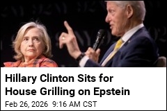 Hillary Clinton Sits for House Grilling on Epstein