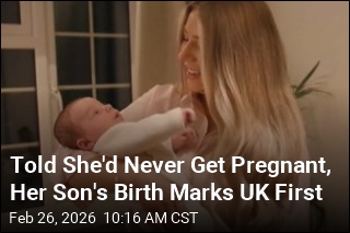 Told She'd Never Get Pregnant, Her Son's Birth Marks UK First