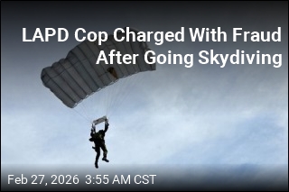 LAPD Cop Charged With Fraud After Going Skydiving