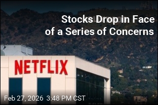 Stocks Drop in Face of a Series of Concerns