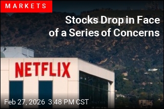 Stocks Drop in Face of a Series of Concerns