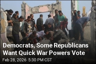 Democrats, Some Republicans Want Quick War Powers Vote