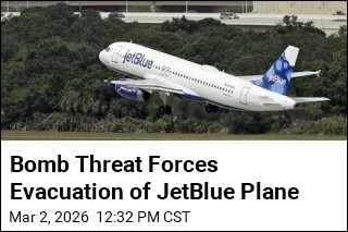 Bomb Threat Forces Evacuation of JetBlue Plane
