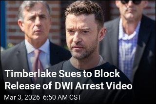 Timberlake Sues to Block Release of DWI Arrest Video