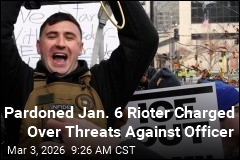 Pardoned Jan. 6 Rioter Charged Over Threats Against Officer