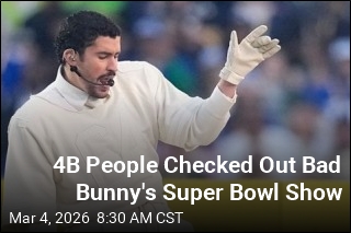 Bad Bunny's Super Bowl Show Smashes Viewership Record