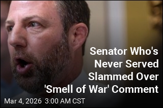 Senator Who's Never Served Slammed Over 'Smell of War' Comment