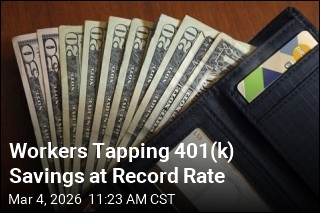 Workers Tapping 401(k) Savings at Record Rate