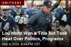 Lou Holtz, Who Led Notre Dame to a Championship, Dies at 89