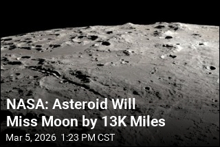 NASA: No Chance Asteroid Will Hit Moon in 2032