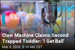 Second Toddler Climbs Into Same Missouri Claw Machine