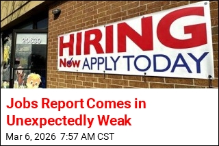 Jobs Report Comes in Unexpectedly Weak