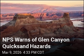NPS Warns of Glen Canyon Quicksand Hazards